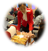 国際観光系列の生徒たち